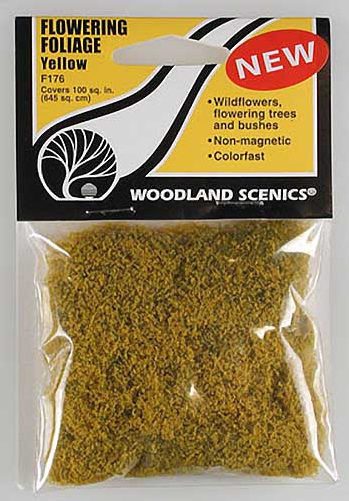 Woodland Scenics F176 Flowering Foliage Yellow Carousel 1