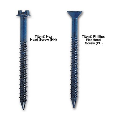 Concrete Screws Hex Head 6.5mm x 45mm Masonry Screw 100/box Carousel 2