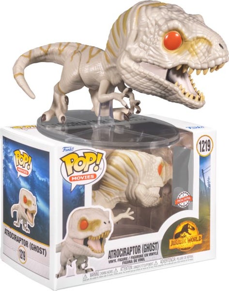Jurassic World: Dominion - Atrociraptor Ghost Attack Pose Pop! Vinyl Figure Carousel 1
