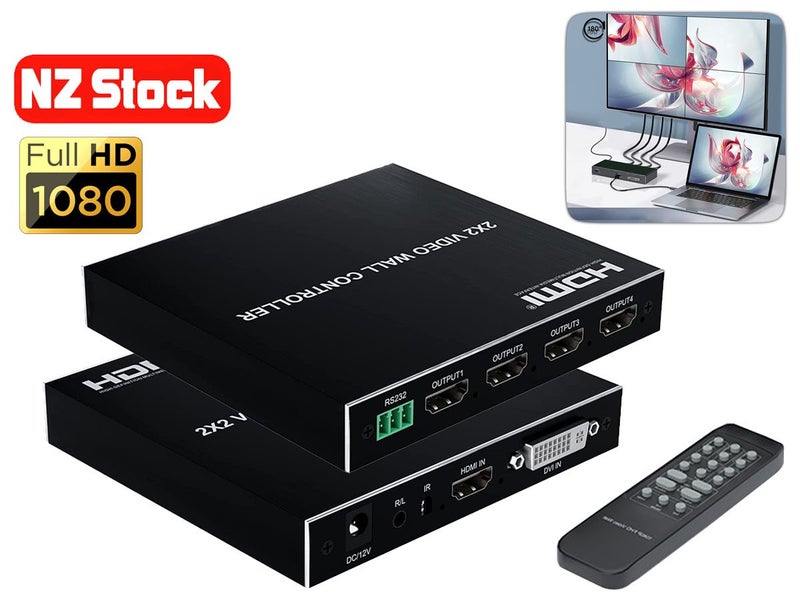 TV Video Wall Controller for 4 TV Splicing NZ Clearance Carousel 1