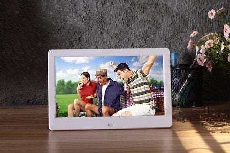 USB Powered Digital Picture Frame 10 Inch, Only Compatible USB Disk and TF card Carousel 2