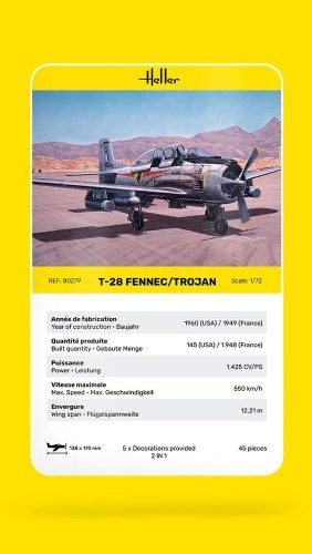 Plastic Model Kit - T-28 FENNEC /TROJAN Carousel 3