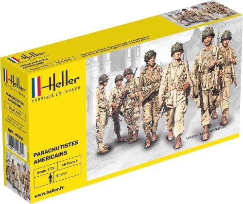 Plastic Model Kit - HELLER 1:72 US Paratroopers Carousel 1