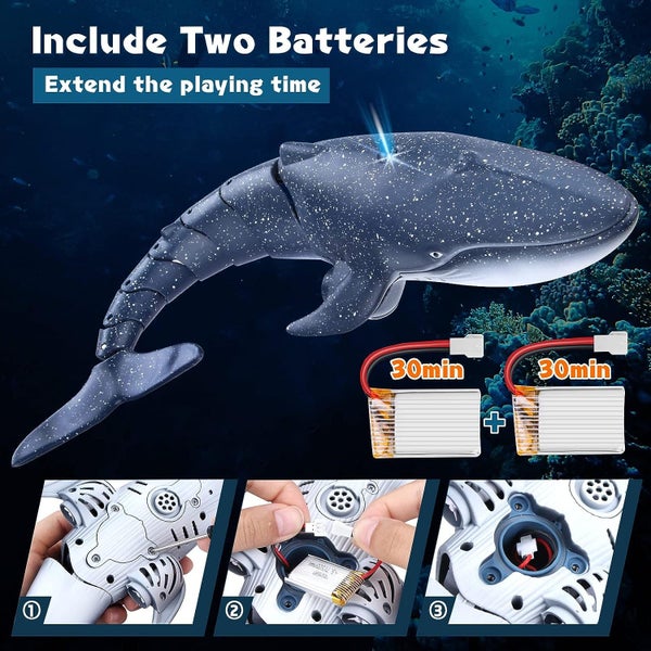 Pool Toys Remote Control Whale Shark Toys Carousel 2