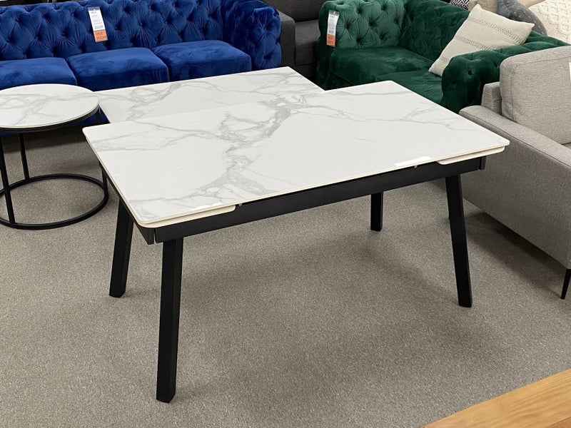 Extendable Dining Table Marble Marble Ceramic Carousel 2
