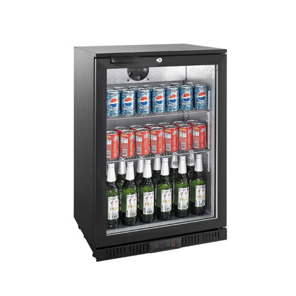 138L Commercial Bar Drink Display Fridge, Glass Door Chiller Cooler-LG-138HC63004051380865111