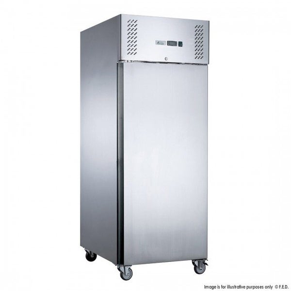 429L Single Door Upright Stainless Steel Fridge Refrigerator Chilled Cooler Carousel 1