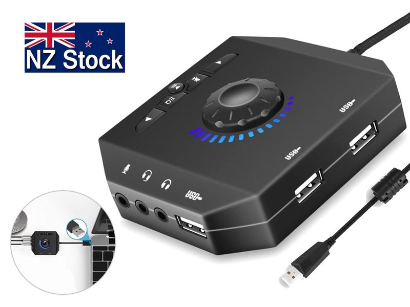 USB Sound Card Adapter 7.1 Carousel 1