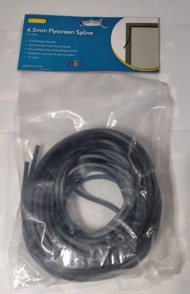 NEW 4.5mm x 13 Meters Flyscreen Spline Coolaroo (tags: 476243, screens) Carousel 1