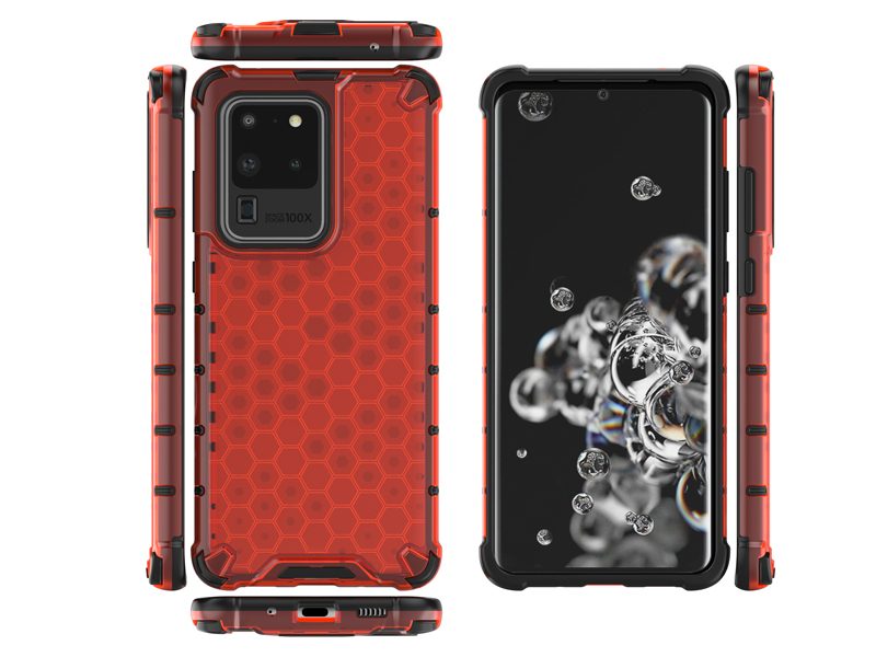Slim Case Cover for Samsung Galaxy S20 Ultra Translucent Red Carousel 2