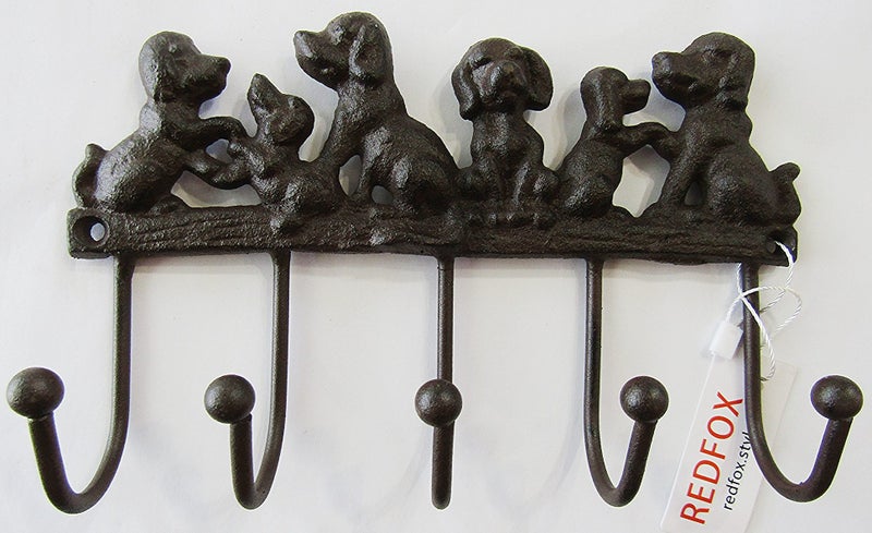 Puppies coat rack, cast iron Carousel 1