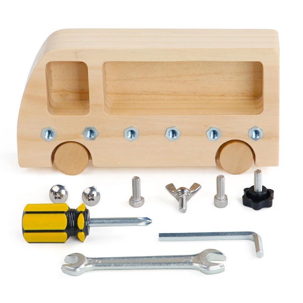 Montessori Busy Bus - Screw Board set Carousel 2