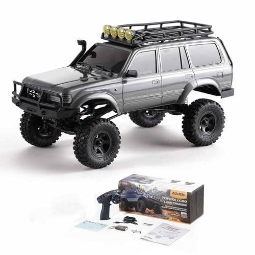 1/18 4x4 Rc Car LED Light Climbing Rock Crawler Off Road Truck Kit Carousel 1