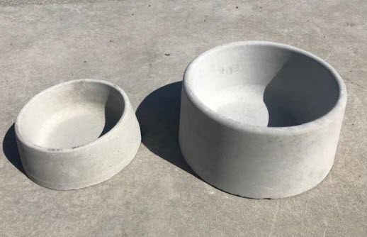 Dog Bowl Concrete - Small Carousel 1