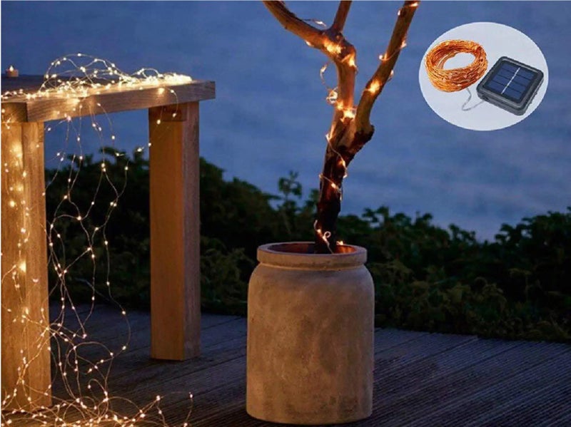 Solar Decoration LED String Light 20m 200LEDs - Cold White** FREE SHIPPING FOR 2 Carousel 7