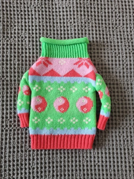 Cute Christmas print bottle cosy Carousel 1