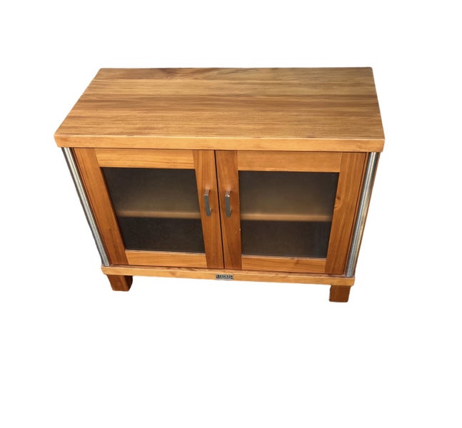 Beautiful Forest furniture rimu entertainment unit - FULLY RESTORED Carousel 1