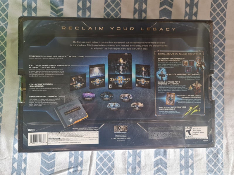 Starcraft II 2 Legacy of the Void Collector's Limited Edition PC-NEW SEALED Carousel 4