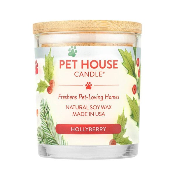 PET HOUSE SOY CANDLE LARGE - HOLLYBERRY Carousel 1