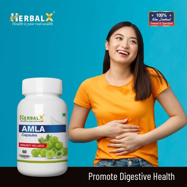 HerbalX Amla | Health Booster | Rich in Antioxidants | 60 Vegan Capsule 500mg Carousel 2