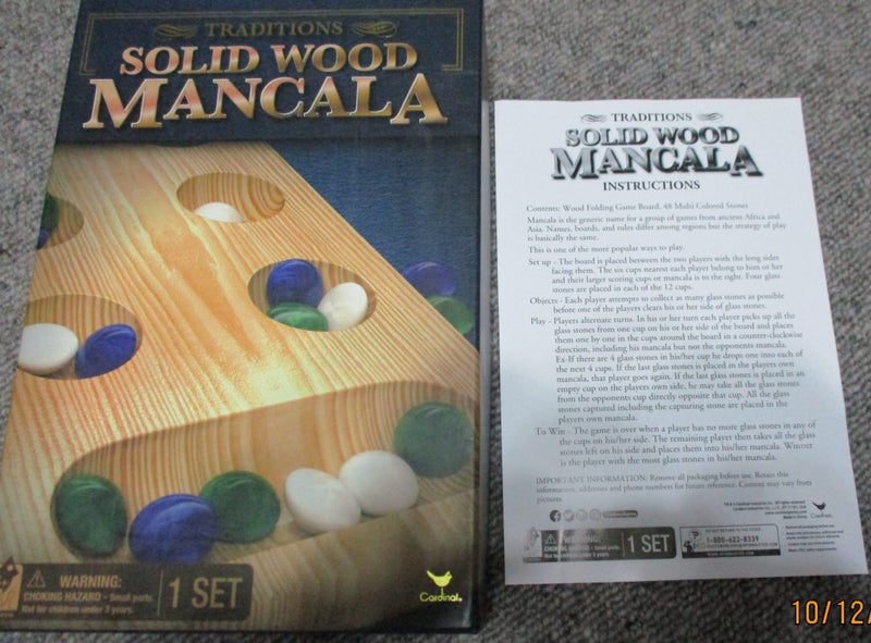 Traditions Solid wood Mancala. Carousel 2