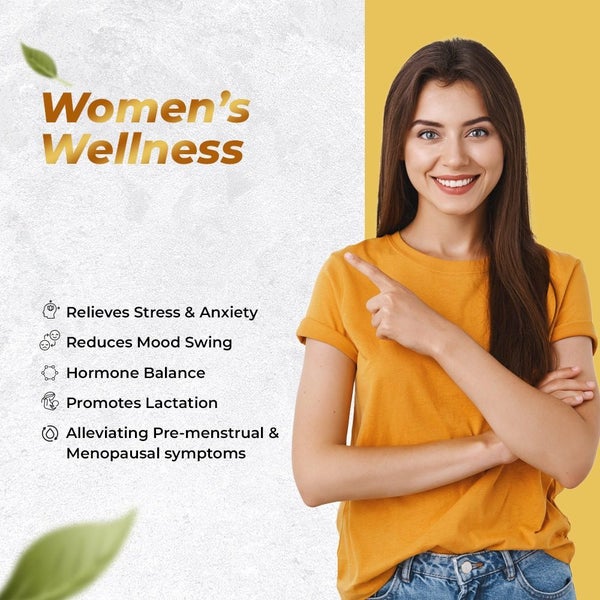 HerbalX Shatavari Capsule | Women's Wellness | 60 Vegan Capsule 500mg Carousel 2