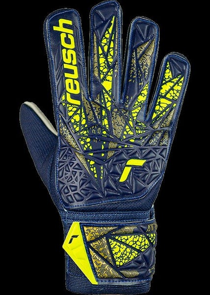 Reusch Attrakt Starter Solid Junior Goal Keeper Gloves Size 5 Carousel 1
