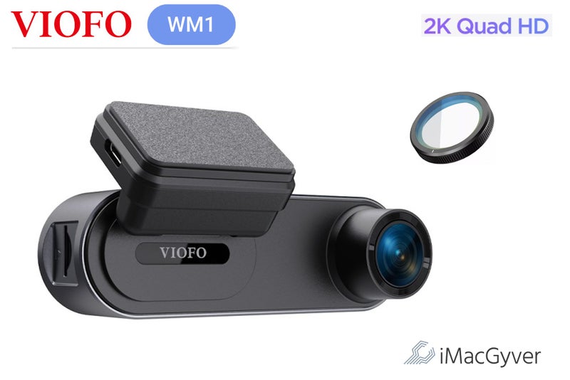VIOFO® WM1 2K Dash Camera +CPL Filter - Voice Notifications! Carousel 1