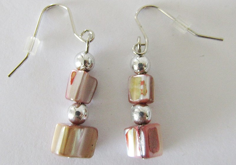 Mother of Pearl earrings Carousel 1