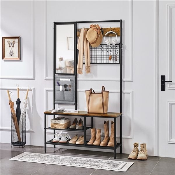 Coat Rack Shoe Rack 2 in 1 Carousel 2