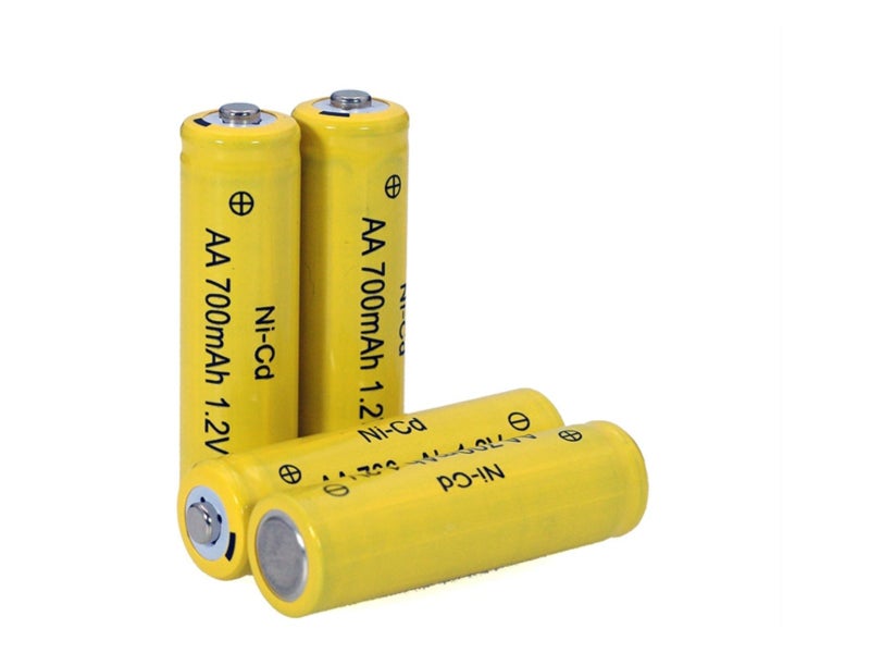 4 PCS Rechargeable AA Battery, 1.2V 700mAh Ni-Cd Carousel 1