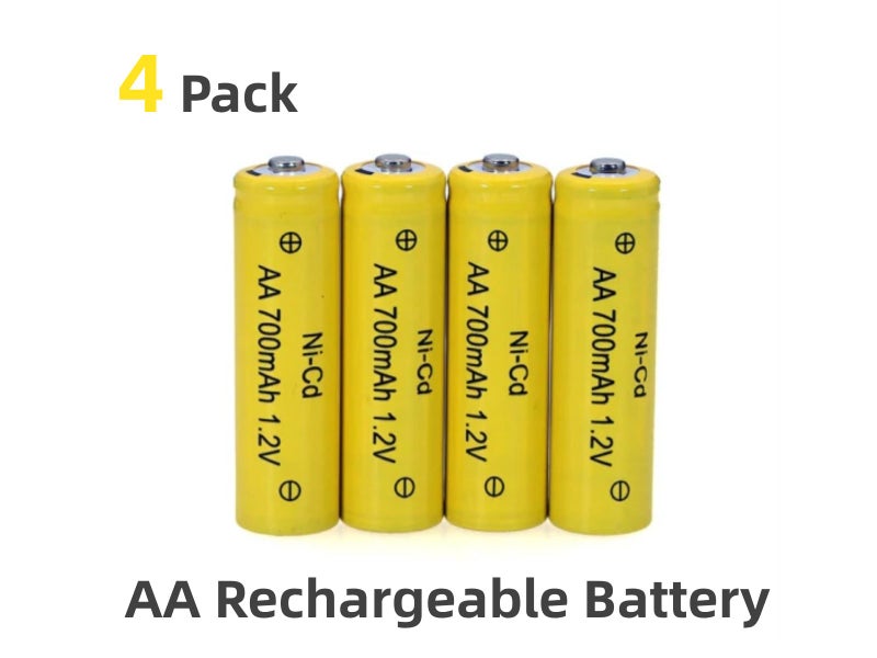 4 PCS Rechargeable AA Battery, 1.2V 700mAh Ni-Cd Carousel 2
