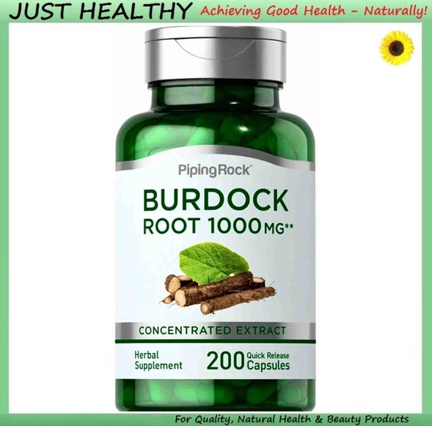 PR BURDOCK ROOT 1,0000 mg - BLOOD & SKIN REMEDY -200 CAPS Carousel 1