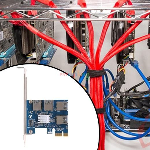 1 to 4 /1 to 6 PCI-E to USB Adapter & Riser card Combo Deal Carousel 7