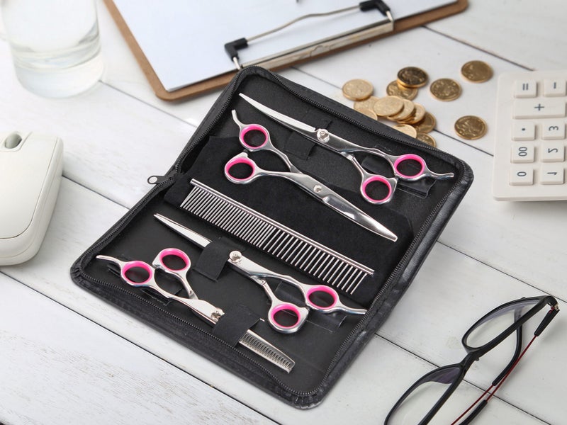 Pet Cat Dog Grooming Scissors Set Carousel 1