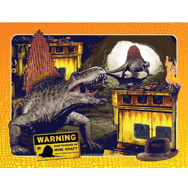 Jurassic World Dominion Dinosaur Puzzle Mine Shaft Carousel 1