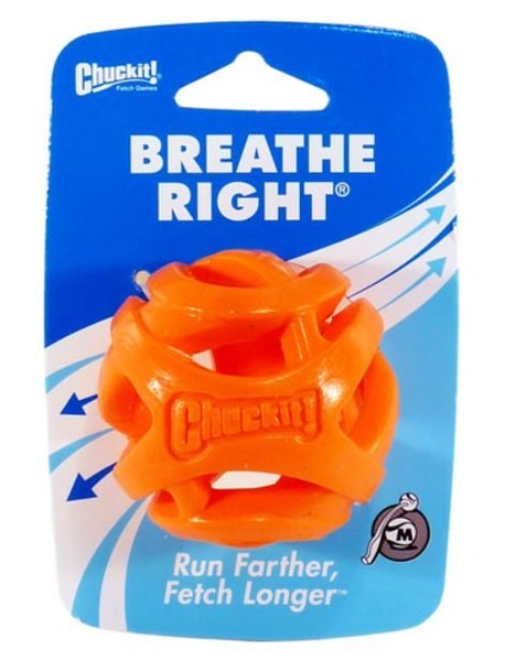 CHUCKIT! BREATH RIGHT BALL MEDIUM 6.25CM Carousel 1