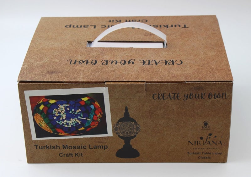 Turkish Mosaic DIY Table Lamp Kit Earth Blast Carousel 1