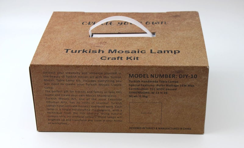 Turkish Mosaic DIY Table Lamp Kit Earth Blast Carousel 2