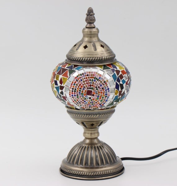 Turkish Mosaic DIY Table Lamp Kit Earth Blast Carousel 8