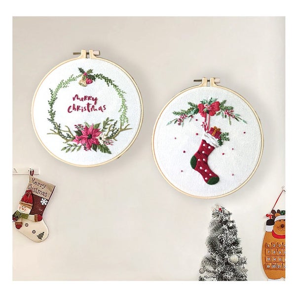 Pattern Embroidery Starter Kit Cross Stitch Merry Christmas Embroidery-Antlers Carousel 5