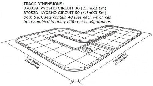 Kyosho - Mini Z Circuit 30 Starter (Pack of 48) Carousel 1