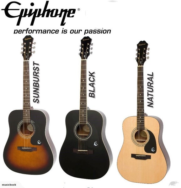 Brand New Epiphone DR-100 Dreadnough Acoustic Guitar @ Lowest Price Carousel 1