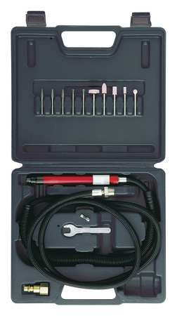 CHICAGO PNEUMATIC Pencil Grinder Kit, 60, 000 RPM, 5 1/4 in L 36WC32 Carousel 1