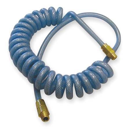 ATP Coiled Air Hose, 1/4" ID x 20 ft. 1WVF7 Carousel 1