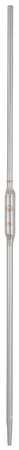 GRAINGER APPROVED Volumetric Pipette, GradeA, Glass, 2mL, Pk12 5PTD6 Carousel 1