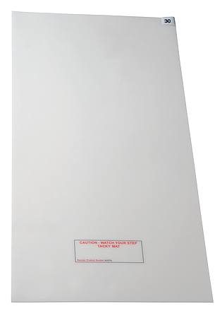 GRAINGER APPROVED Tacky Mat, White, 24 x 36 In, PK4 5KDD4 Carousel 1