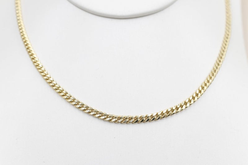 9ct Gold Tight curb Chain 50cm Carousel 1