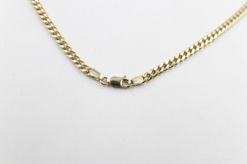 9ct Gold Tight curb Chain 50cm Carousel 6