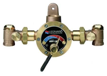 LEONARD VALVE Steam and Water Mixing Valve, Brass 15Z019 Carousel 1